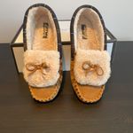 Barbour Darcie Faux Shearling Moccasin in Tan Suede - Size 8 Photo 2