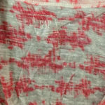 Gap  Women’s Print‎ Linen V-Neck Tee - Size S - Jellybean Pink - EUC Photo 3
