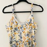 Joie New  Mommy and Me Floral V Neck Maxi Dress in Yellow Grey Women's Size 6 Photo 3