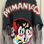 Spirit Jersey Animaniacs Unisex Size Small Black & Gray Tie-Dye Long Sleeve Photo 1