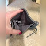 Fossil  Lainie Multifunction leather (cow hide) bifold snap wallet gray Photo 8