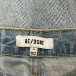 RE/DONE  Originals 90s High Rise Loose Jeans Light Wash Blue Distressed Size 27 Photo 8
