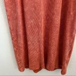 Topshop Red Orange Ribbed Tie Dye Tank Dress US 8 Photo 9