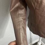 Outfit JP Metallic Brown Leather Jacket with Sheen – Size S Photo 6