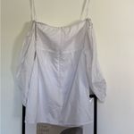 superdown NWT  Flynn Ruched sleeve White Off-Shoulder Mini Dress Photo 6