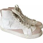 Hurley  Women’s White/Pink High Top Lace Up Sneakers Size 6.5M Fashion Shoes Photo 0