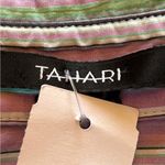 Tahari Nautical Women Multicolor Striped Button Shirt L Preppy Minimal Western Photo 8