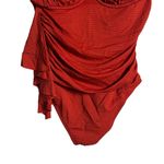 Rhode for Target Embossed Dot Ruffle Red One Piece Swimsuit Size XL Photo 6