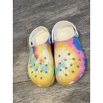 Crocs Classic Clogs Rainbow Bright Womens 10 Shoes Mens 8 Colorful Tie Dye Photo 6