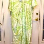 H&M Nwt GREEN DRESS SIZE M NO STRETCH Photo 0
