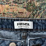 RSQ Women's Straight Leg Blue Jeans Y2K Baggy High Waist SZ 30 Distressed Ripped Photo 14