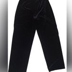 Bob Mackie  Pull On Black Velvet Pants Size M Photo 0