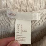 H&M  Cream Cowl Neck Sweater Dress Size Medium Photo 3