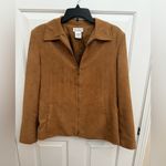 Worthington Vintage 2pc faux suede full zip pant suit size 12 Photo 8