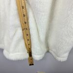 Aerie Fleece Romper Women Large White Zip Front Cozy Lounge Soft Girl Kawaii NWT Photo 4