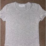 Pink Rose  Grey Tee Photo 3