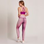 Niyama Sol Shagreen Barefoot Mid Rise Leggings in Peony Ombre Sz S Purple Photo 1