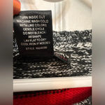 United States Sweaters  black and red stripe penguin with reindeer hat sweater Photo 6