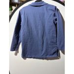 Cotton Studio Womens Blue Button Up Collared Long Sleeve Shirt Size S Photo 5