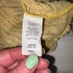 Entro Yellow Crew Neck Sweater Lightweight Knit small Photo 2