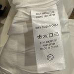 J.Marie White Cotton Kaftan Black Embroidery Dress XS Photo 4