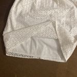 MODA INTERNATIONAL 100% COTTON SUNDRESS W/REMOVABLE STRAPS EYELET FLOWY White Photo 6