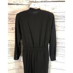 American Vintage Vintage Regina Porter faux wrap V neck black Jumpsuit with pockets size 12 Photo 11
