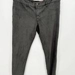 Abercrombie & Fitch Abercrombie Gray Suede Pants Slight Stretch Flat Front Womens Size 6 Photo 0