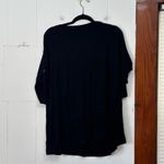 Rio & Rian Casual Black Ribbed V Photo 3