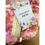 NWT Pink 3D Floral Beaded Top Handle Bag – Artisan Sequin & Bead Detail Photo 1