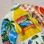 NWOT ALEMAIS Paradiso Linen Mini Shirtdress Size 6 Missing belt Photo 14