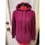 Nine West XSmall Small women hoodie shirt purple AOH-B Photo 2