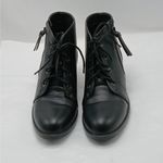 Easy Street Becker Stacked Heel Ankle Boot Womens 8.5M Black Faux Leather Shoe Photo 2