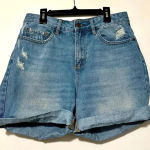 Gibson Latimer  WOMEN'S JEAN SHORTS HAVENPORT HIGHER RISE,CUFF,RELAX FIT SIZE 4 Photo 0