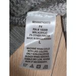 Bongo  Juniors Striped Lurex Tunic Sweater Off Shoulder Gray Large L NWT Photo 3