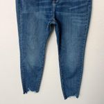 Loft [] The Skinny High Rise Dark Wash Raw Hem Jeans NWT Size 33/16 Petite 16P Photo 8