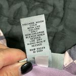 CATHERINES plus size women’s 3X long sleeve plaid roll tab sleeves pink & purple Photo 5