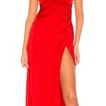 Revolve Front Slit Red Dress Photo 0