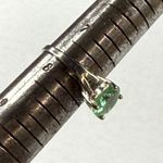 Women Fashion Ring Silver Tone Green Shade Color Stone Size 7.5 Photo 10