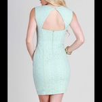 NIKIBIKI New Mint Green Cut Out Back Lace Overland Dress Photo 1