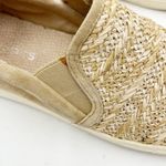 JSlides J/Slides Cibil Raffia Woven with Suede Slip-On Low Top Sneakers Tan Size 9M Photo 2