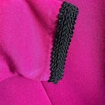 Vintage Manikin Fusia Double Breasted Crewneck Blazer Size 4 Red Size M Photo 4