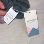 Grey Fitted Muscle Tee with High Neck Gray Size L Photo 1