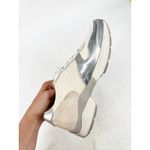 Tod's Tod’s Silver Beige Perforated Leather Sportivo Active Sneakers Size 36 Photo 6