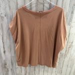 Nuuds Cinnamon Brown 100% Cotton Muscle Tee Tshirt Womens Size XXL Tan Photo 4