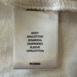 A loves A  white eyelet puff sleeve shirt. Size Small Photo 7