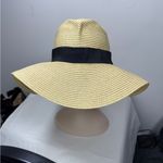 Gap Floppy Wide Brim Woven Paper Beach Hat EUC Photo 8