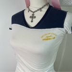 American Eagle Y2K Baby Tee Jersey #30 Preppy Bella Swan Tight Womens Size XS Photo 1