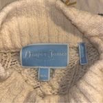Draper James  Cable Sweater Cape Poncho M/L Photo 8