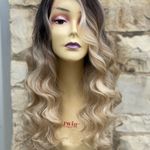 Sidepart ombré beach wave Swisslace lacefront Photo 2